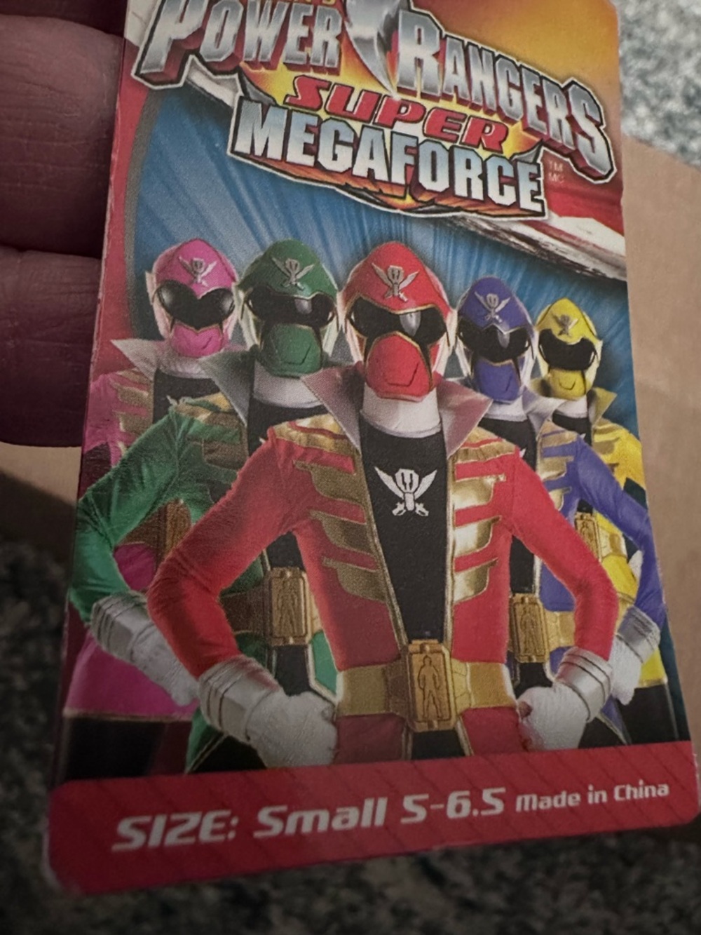 Power Rangers Super Megaforce socks size small - Picture 3 of 4